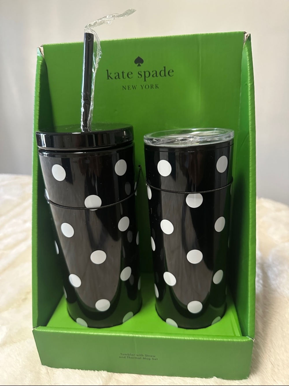 Kate Spade ♠️ Picture Dot Tumbler Set